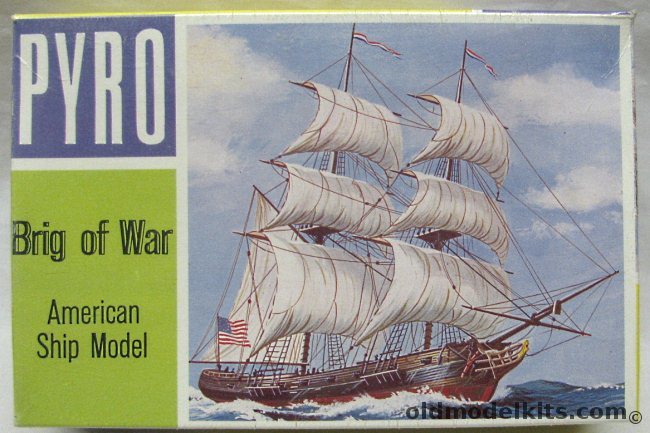 Pyro Brig of War American Privateer, C368-75 plastic model kit